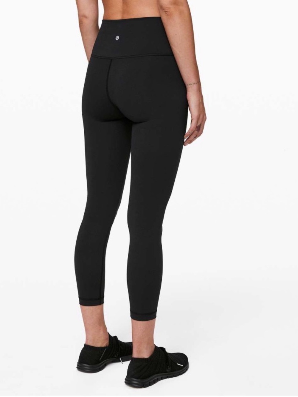 Lululemon Women’s High Rise Black Wunder Under 25” Leggings Size 6